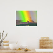 St. Patrick's Day - Regenbogen-Gold Poster (Küche)