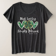 St. Patricks Day Religious Plus Size Shirt
