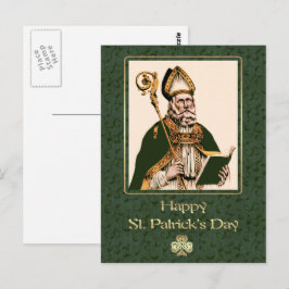 St. Patrick's Day Religious Postcard Postkarte