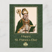 St. Patrick's Day Religious Postcard Postkarte (Vorderseite)