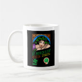 St. Patrick's Day Retro Design mit Irish Girl Kaffeetasse (Links)