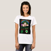 St. Patrick's Day Retro Design mit Irish Girl T-Shirt (Vorne ganz)