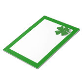 St. Patrick's Day Riish Clover Notizblock (angewinkelt)