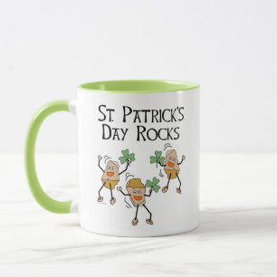 St. Patrick's Day Rocks Tasse