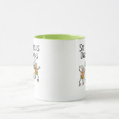 St. Patrick's Day Rocks Tasse (Zentrum)