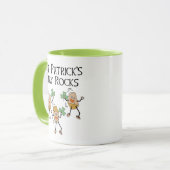 St. Patrick's Day Rocks Tasse (Vorderseite Links)