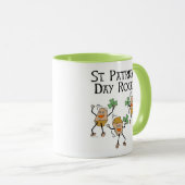 St. Patrick's Day Rocks Tasse (VorderseiteRechts)