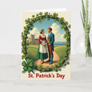 St. Patricks Day Romantikkarte Karte