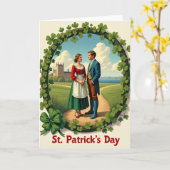 St. Patricks Day Romantikkarte Karte (Gelbe Blume)