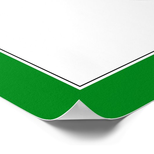 St. Patrick's Day - Rub mir meine Kleeblätter zum  Poster (Ecke)