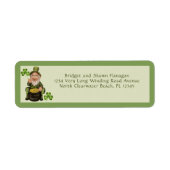 St. Patrick's Day Rücksendeadresse (Vorne)