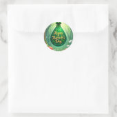 St. Patrick's Day Runder Aufkleber (Tasche)