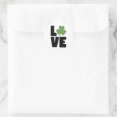 ☘️ St. Patrick's Day 💚 Runder Aufkleber (Tasche)