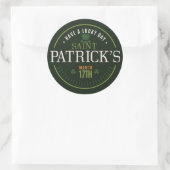 St. Patrick's Day Runder Aufkleber (Tasche)