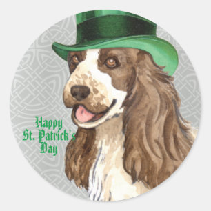St. Patrick's Day Runder Aufkleber