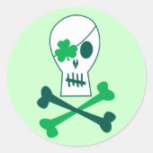 St. Patrick's Day Runder Aufkleber (Vorderseite)