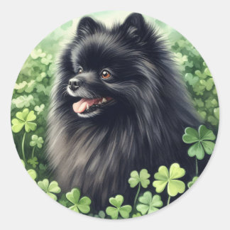 St. Patricks Day Runder Aufkleber