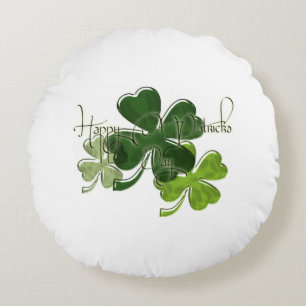 St. Patrick's Day  Rundes Kissen
