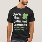 St. Patricks Day s Jack Jim Johnny Jameson Fath T-Shirt (Vorderseite)