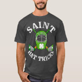 St Patricks Day Saint Hat Tricks Hockey Kleeblatt T-Shirt (Vorderseite)