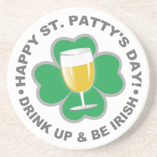 St. Patrick's Day Sandstone Untersetzer