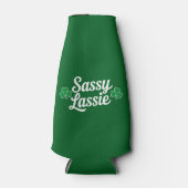 St Patricks Day Sassy Lassie Funny Irish Flaschenkühler (Vorderseite)
