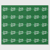 St Patricks Day Sassy Lassie Funny Irish Geschenkpapier (Flach)