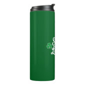 St Patricks Day Sassy Lassie Funny Irish Thermosbecher (Nach links gedreht)