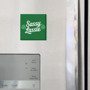 St. Patricks Day Sassy Lassie Lustiger Ire  Magnet