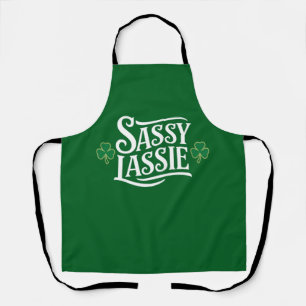 St Patricks Day Sassy Lassie Lustiges Irisches Mäd Schürze