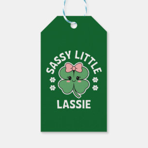 St Patricks Day Sassy Little Lassie Kids Girl Geschenkanhänger