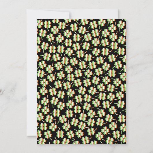 St. Patrick's Day Save The Date (Rückseite)