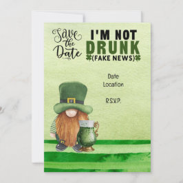 St. Patrick's Day Save the Date für Bier Einladung