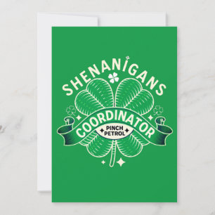 St Patricks Day - Schabernack-Koordinator Einladung