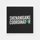 St. Patrick's Day Schabernack-Koordinator Serviette (Vorderseite)
