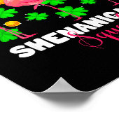 St. Patricks Day Schabernack-Truppe irischer Flami Poster (Ecke)