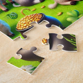 St. Patricks Day, Schafe Kühe Katzen, Kobold Puzzle (Seite)