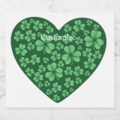 St. Patrick's Day Schaumweinetikett (Einzelnes Label)