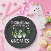 St Patricks Day Schelmereien mit Gnomies Gnom Pappteller (Party)