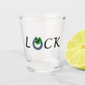 St. Patrick's Day Schnapsglas (Vorderseite)