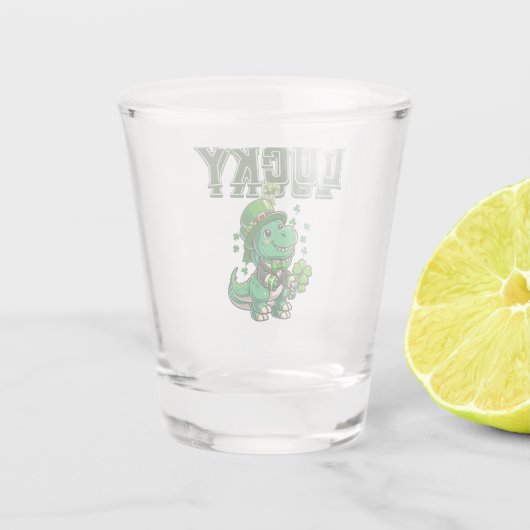 St. Patrick's Day Schnapsglas (Rückseite)