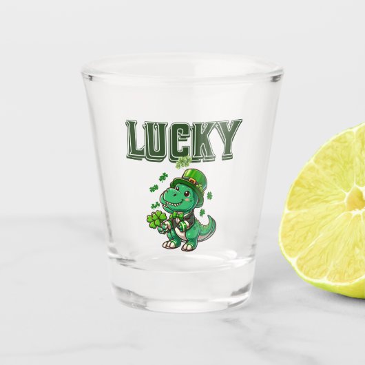 St. Patrick's Day Schnapsglas (Vorderseite)