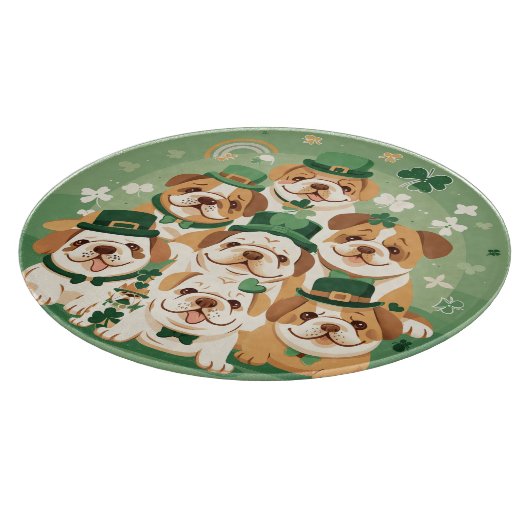 St. Patrick's Day Schneidebrett (Ecke)