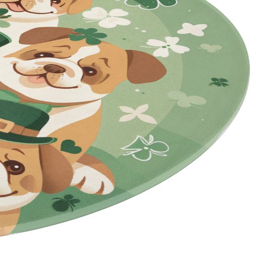 St. Patrick's Day Schneidebrett (Ecke)