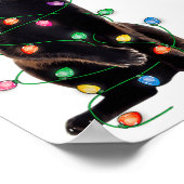 St Patricks Day Schwarze Katze Geschenk Mein Glück Poster (Ecke)