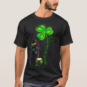 St Patricks Day Schwarze Katze Mein Glücksbringer T-Shirt