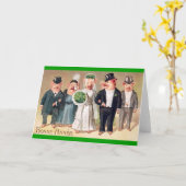 St Patricks Day Schweine Karte (Gelbe Blume)