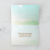 St. Patrick's Day Segen, irisches Gebet Karte (Innenseite)