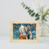 St. Patrick's Day Segen Religiöse Postkarte (Stehend Vorderseite)