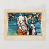 St. Patrick's Day Segen Religiöse Postkarte (Vorderseite)